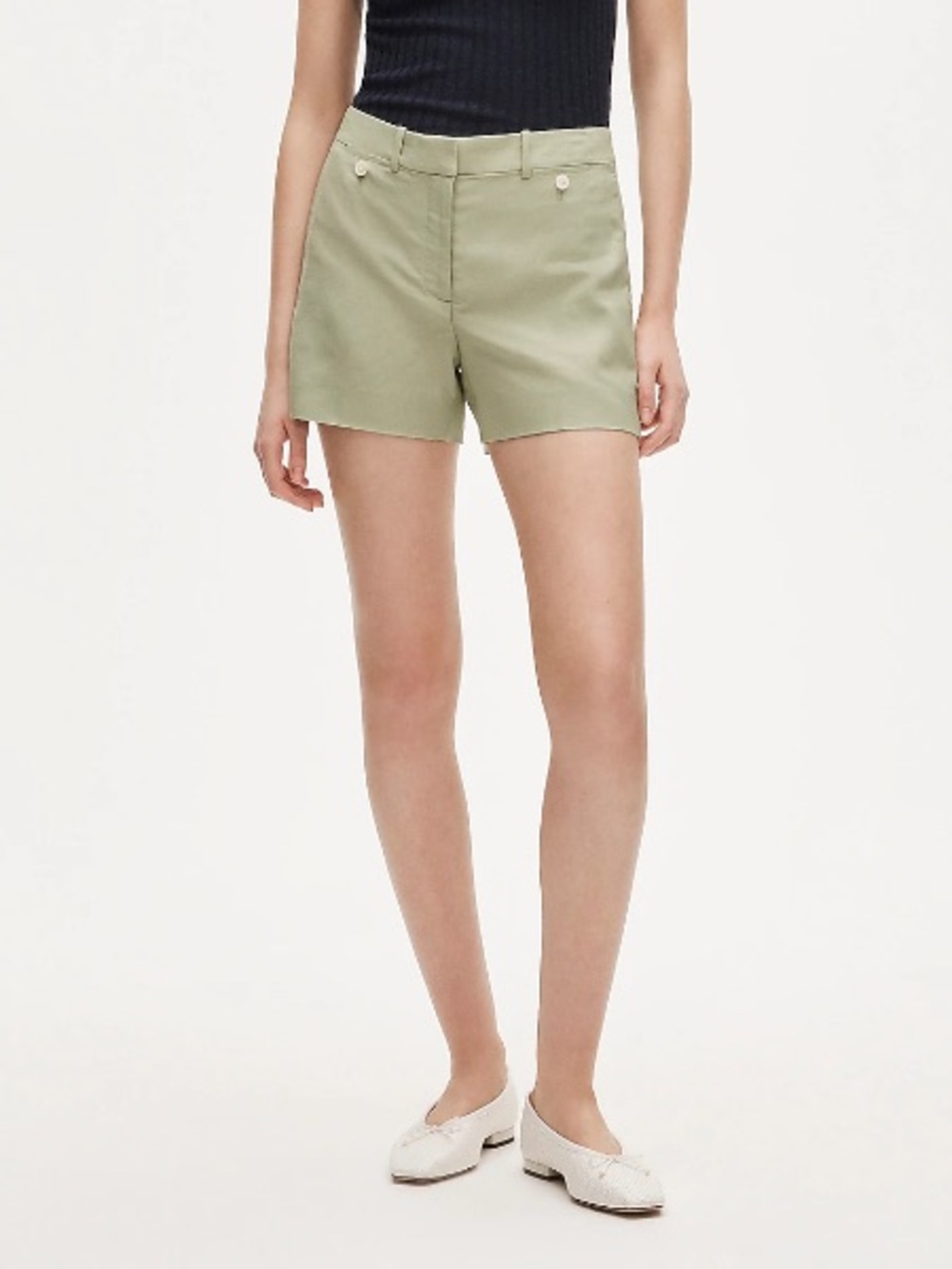 J crew lakeshore 4" short in Gramercy linen blend